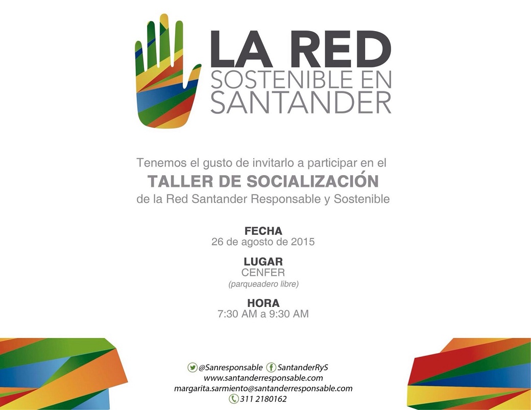 Taller de Socialización de la Red Sostenible en Santander