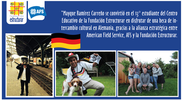 Boletín 070. "Soy muy afortunado de estudiar en la Fundación Estructurar" Mayque Ramírez