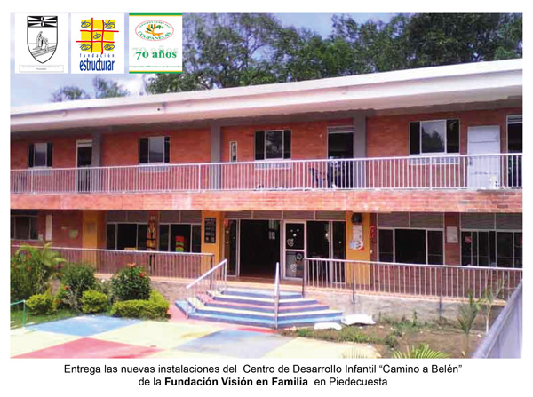 Boletín 070. Entrega de obras del CDI "Camino a Belén" en Piedecuesta