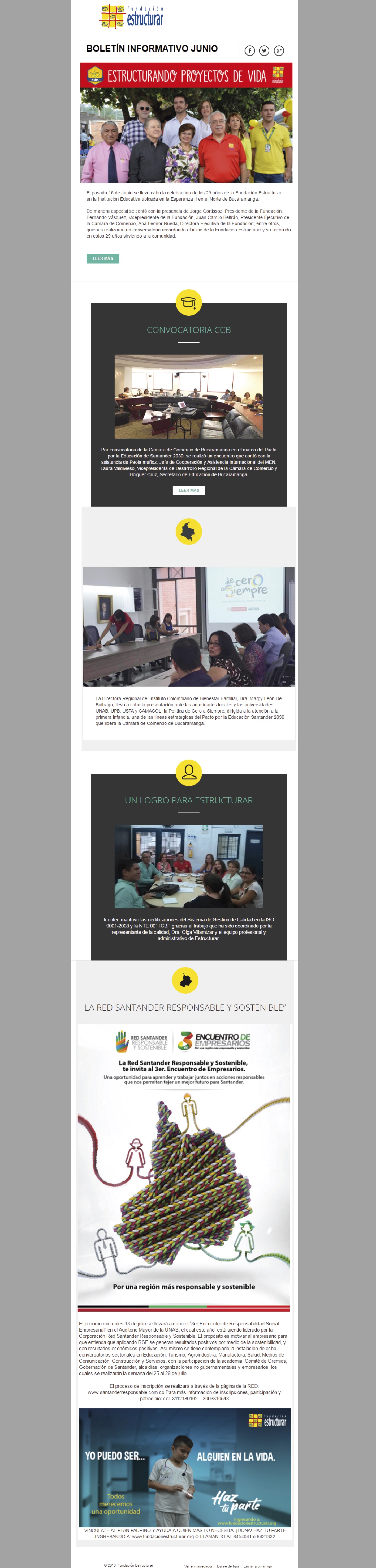 BOLETÍN INFORMATIVO JUNIO  