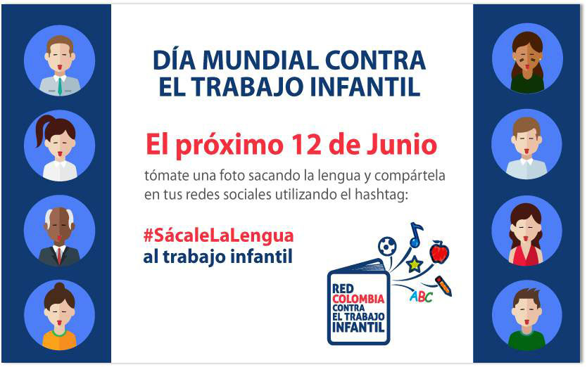 Este 12 de junio #S&aacute;caleLaLengua al Trabajo Infantil