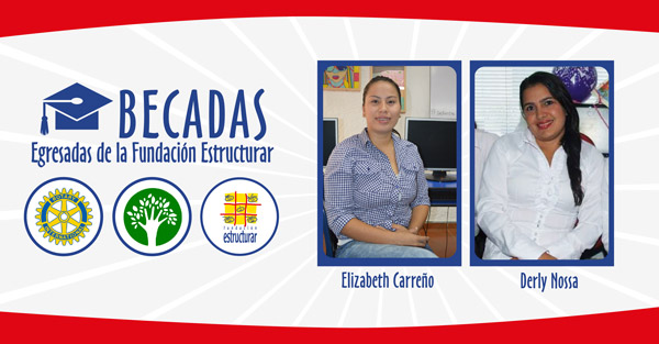 Boletín 070. Egresadas de la Fundación Estructurar reciben becas de Foneducar