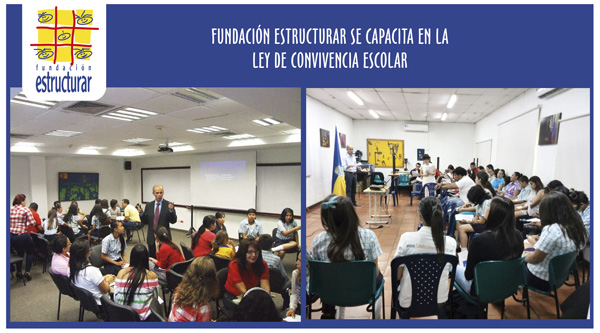 Boletín 070. Fundación Estructurar se capacita en la Ley de Convivencia Escolar