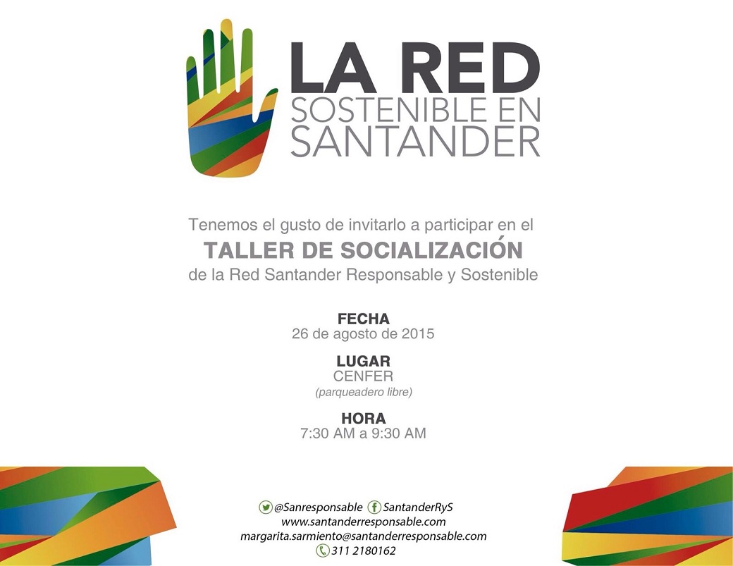 Taller de Socializaci&oacute;n de la Red Sostenible en Santander